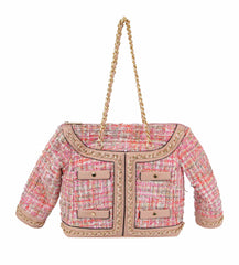 Women Satchel Handbag Tote Gold Chain