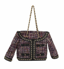 Women Satchel Handbag Tote Gold Chain