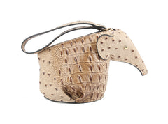 Mini Elephant Wallet Crocs Top Zipper Purse