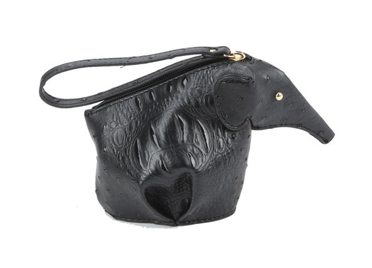 Mini Elephant Wallet Crocs Top Zipper Purse