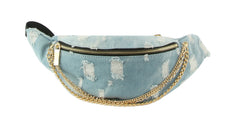 Fanny Pack for women Denim Wash Jean Pack Bag
