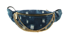 Fanny Pack for women Denim Wash Jean Pack Bag
