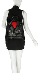 Fringe Motorcycle Jacket Backpack Handbag