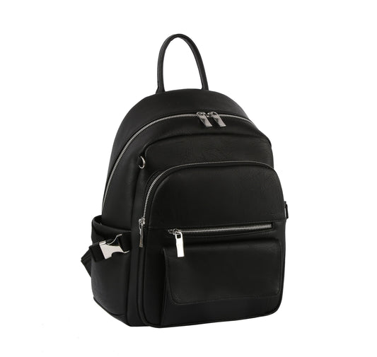 Snap buckle detailed back pack