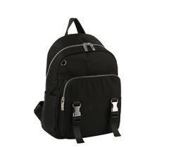 Snap Buckle Pocket Utility Backpack