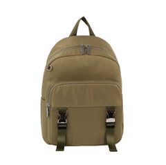 Snap Buckle Pocket Utility Backpack