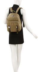 Snap Buckle Pocket Utility Backpack