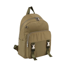 Snap Buckle Pocket Utility Backpack