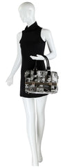 Glossy Magazine Clear Satchel Bag Hobo Crossbody Purse