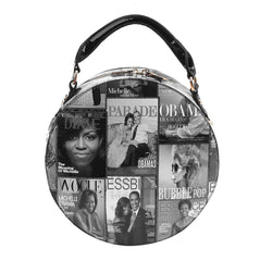 Glossy Magazine Clear Mini Bag Hobo Crossbody Purse