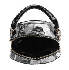 Glossy Magazine Clear Mini Bag Hobo Crossbody Purse