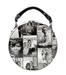 Glossy Magazine Clear Mini Bag Hobo Crossbody Purse