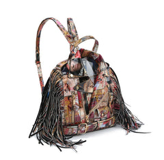 Glossy Magazine Clear Backpack Hobo Crossbody Purse