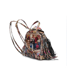 Glossy Magazine Clear Backpack Hobo Crossbody Purse