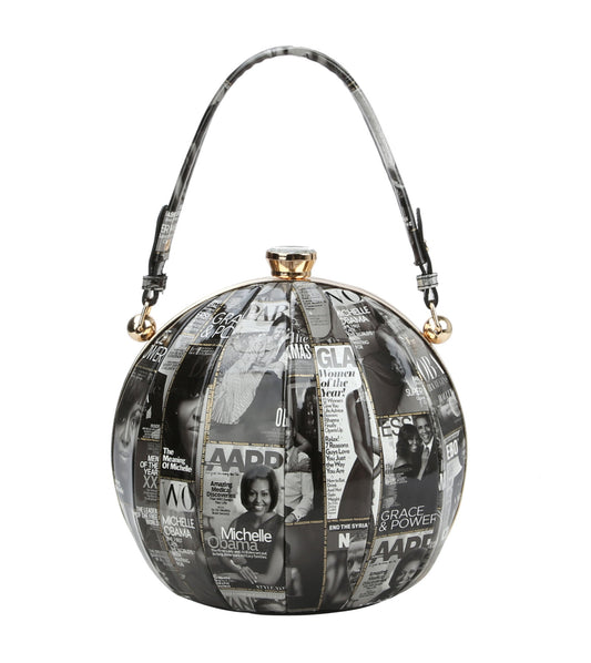 Glossy Magazine Tote Bag Hobo Crossbody Dome  Bag