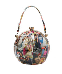 Glossy Magazine Tote Bag Hobo Crossbody Dome  Bag