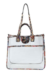Glossy Magazine Clear Tote Bag Hobo Crossbody Purse