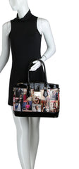 Glossy Magazine Satchel Bag Hobo Crossbody Shoulder Bag