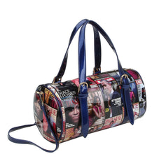 Glossy Magazine Duffel Travel Crossbody Shoulder Bag