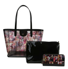 Glossy Magazine Tote Bag Hobo Crossbody Shoulder Bag