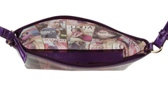 Glossy Magazine Wallet Crossbody Purse Shoulder  bag