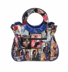Glossy Magazine Satchel Hobo Crossbody Shoulder Bag