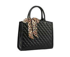 Fashion Double Compartment Quilted Satchel