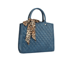 Fashion Double Compartment Quilted Satchel