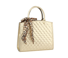 Fashion Double Compartment Quilted Satchel