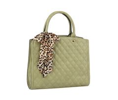 Fashion Double Compartment Quilted Satchel