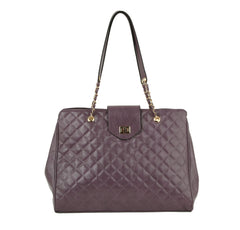HF Oversize Quilted Satchel trolley sleeve