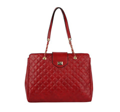 HF Oversize Quilted Satchel trolley sleeve