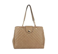 HF Oversize Quilted Satchel trolley sleeve