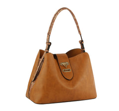 Soft Leather Satchel bag Top Handle Shoulder Bag