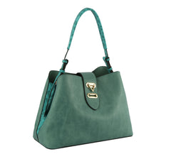 Soft Leather Satchel bag Top Handle Shoulder Bag