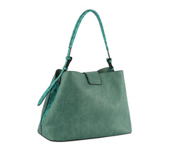 Soft Leather Satchel bag Top Handle Shoulder Bag