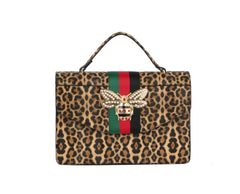 Fashion Bee Satchel With Matching Wallet