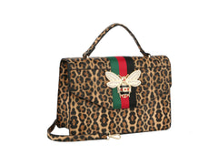 Fashion Bee Satchel With Matching Wallet