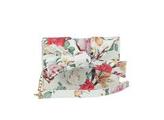Fashion Flower Printed Evening Clutch Purse