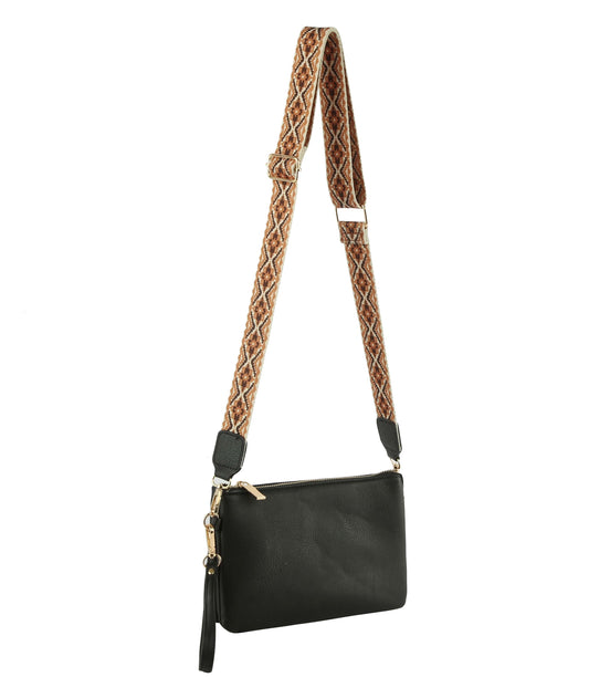 Small Guitar Strap Crossbody Leather Purse