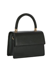 Braided Top Handle Mini Satchel