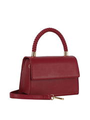 Braided Top Handle Mini Satchel