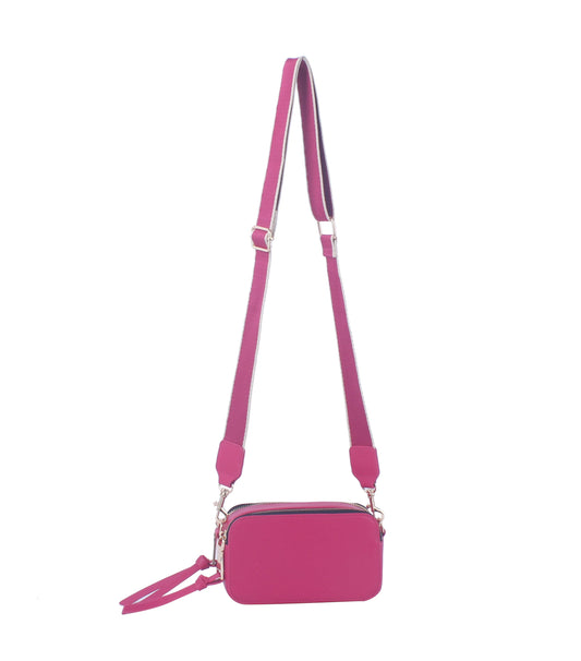 Double zip crossbody bag
