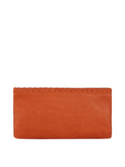 Woven Front Flap Clutch