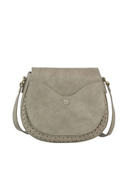 Front Pocket Flap Whipstitching Detailed Saddle