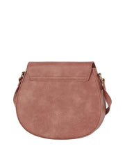 Front Pocket Flap Whipstitching Detailed Saddle