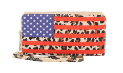Usa Small Wallet American Flag Purse