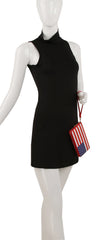 Usa Small Wallet American Flag Purse