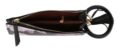 Top Zip Floral Wristlet