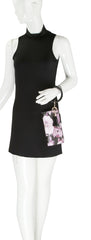 Top Zip Floral Wristlet